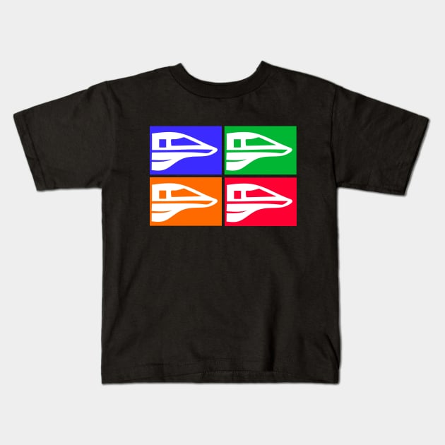 Ride the Skyway Kids T-Shirt by DaughertyDesigns